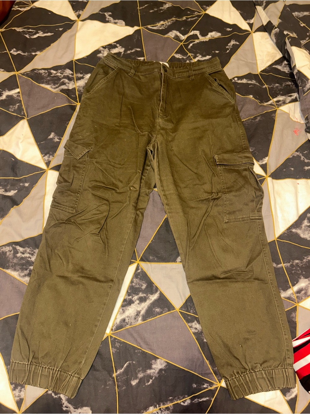 Aeropostale Olive Green Women's Cargo Joggers